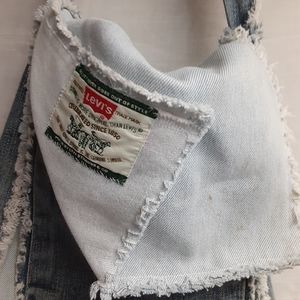 Handmade denim purse